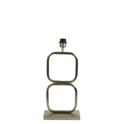 Lutika Light Gold Metal Table Lamp Base 46cm
