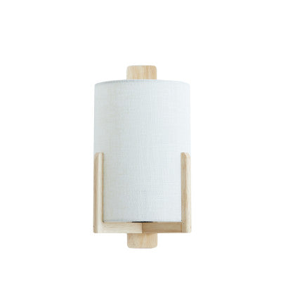 Litto Natural & White Linen Wall Light