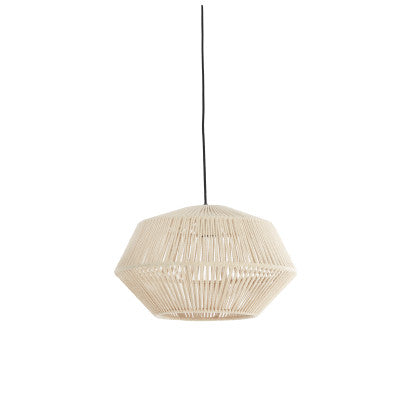 Deya Cream Metal Pendant Light 40cm