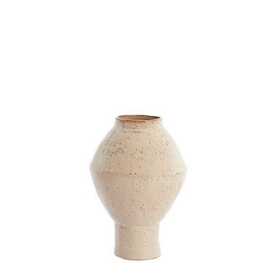 Vasora Gloss Taupe Ceramic Vase 33cm