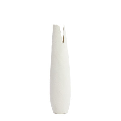 Mesa Cream Ceramic Vase 77.5cm