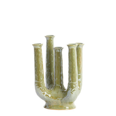 Leonjo Oil Light Green Ceramic Vase 30cm
