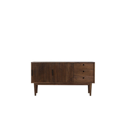 Bitika Dark Brown Wood Storage Cabinet 150cm