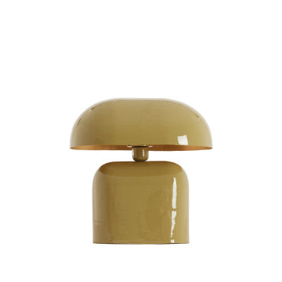 Todd Gloss Taupe Metal Table Lamp