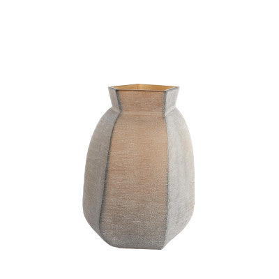 Veliko Dark Brown Glass Vase 40cm
