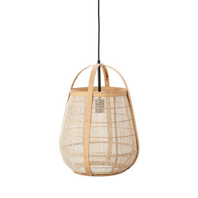 Jacinto Natural Bamboo Pendant Light 38cm