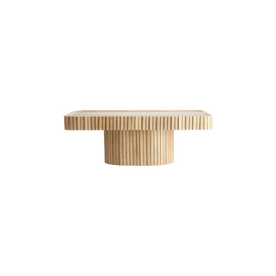 Kioto Natural Mango Wood Rectangular Coffee Table
