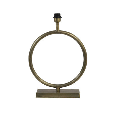 Livu Raw Antique Bronze Metal Table Lamp Base 50cm