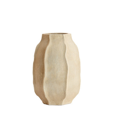 Saphira Matt Sand Vase 50cm
