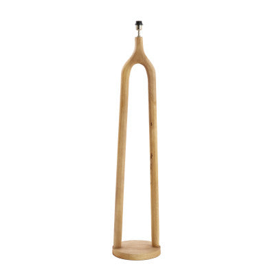 Xitta Matt Natural Wood Floor Lamp Base
