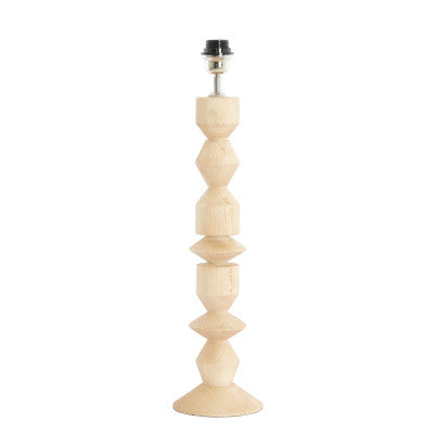 Edie Matt Natural Wood Table Lamp Base