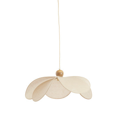 Lavriria Natural & Wood Petal Pendant Light 60cm