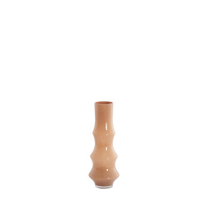 Fiorenza Caramel Glass Vase 40cm