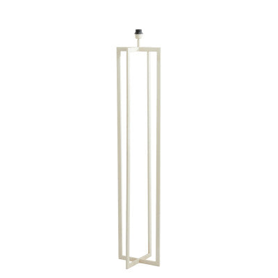 Mace Cream Metal Floor Lamp Base