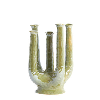 Leonjo Oil Light Green Ceramic Vase 36cm