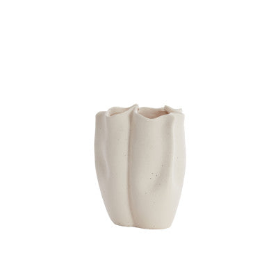 Sanguli Cream Ceramic Vase 36.5cm