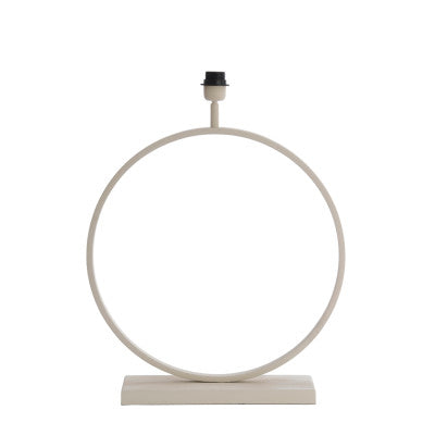 Liva Cream Metal Table Lamp Base 64cm
