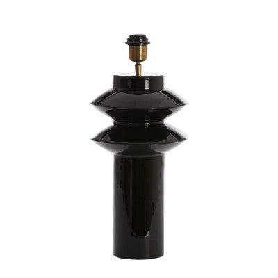 Petch Gloss Black Metal Table Lamp Base 40cm