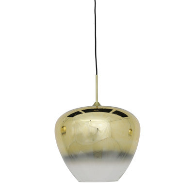Mayson Gold & Clear Glass Pendant Light 40cm