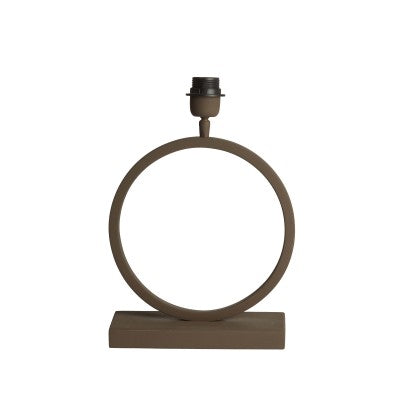 Liva Brown Metal Table Lamp Base 43cm