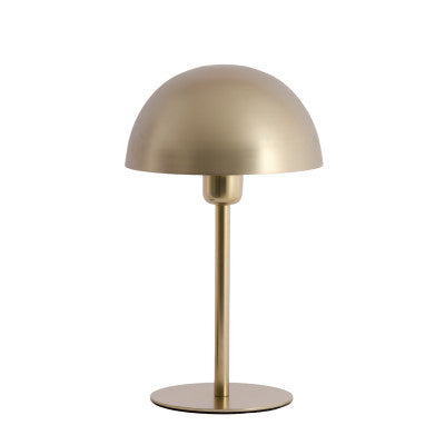 Cedillo Metallic Matt Light Gold Metal Table Lamp