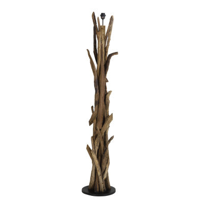 Vidin Wood Floor Lamp Base 182cm
