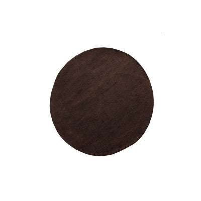 Arcola Dark Brown Round Rug 220cm