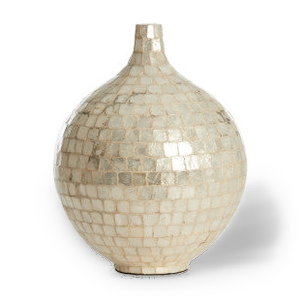 Elorza Cream Bamboo Vase 35cm