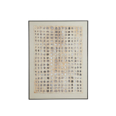 Dehesa Cream & Sand/Taupe Textured Wall Art