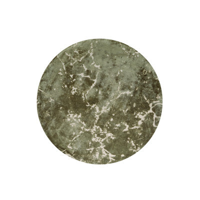 Sjors Olive Green & Light Grey Round Rug 200cm