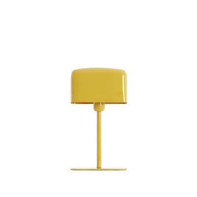 Elenie Gloss Ochre Yellow Metal Table Lamp
