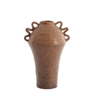 Volca Brown Ceramic Vase 35cm