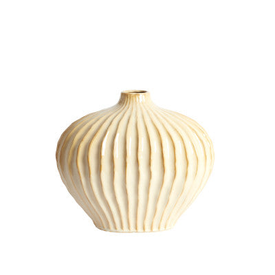 Lorito Sand/Beige Ceramic Vase 30cm