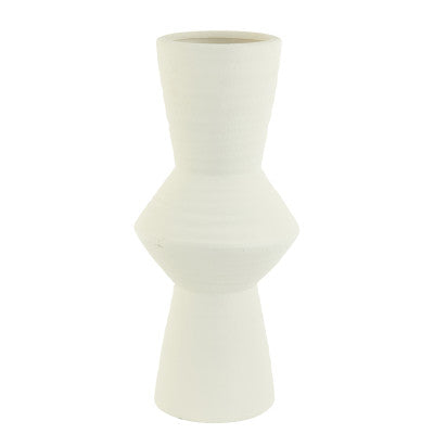 Ayla Cream Ceramic Vase