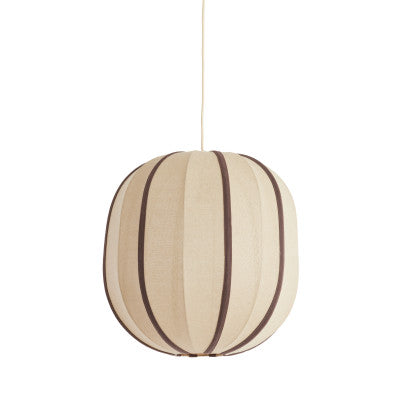 Esmiria Natural & Dark Brown Pendant Light 51cm