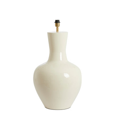 Nana Gloss Cream Metal Table Lamp Base 69cm