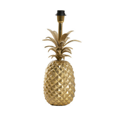 Pineapple Gold Metal Table Lamp Base 42cm