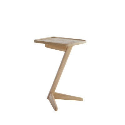 Qiano Natural Mango Wood Rectangular Side Table