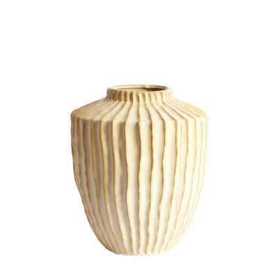 Talea Sand/Beige Ceramic Vase 40cm