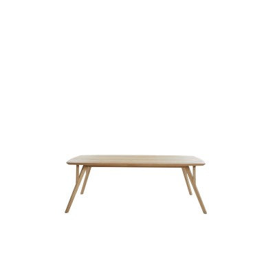 Quenza Natural Mango Wood Rectangular Dining Table 200cm
