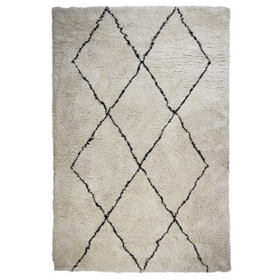 Xamuri Natural/Black Rectangular Rug 300x200cm