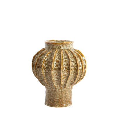 Hakone Olive Green Ceramic Vase