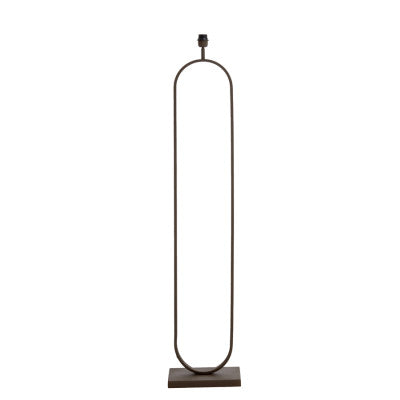 Jamiri Brown Metal Floor Lamp Base