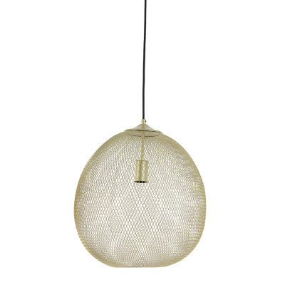 Moroc Gold Metal Pendant Light 40cm