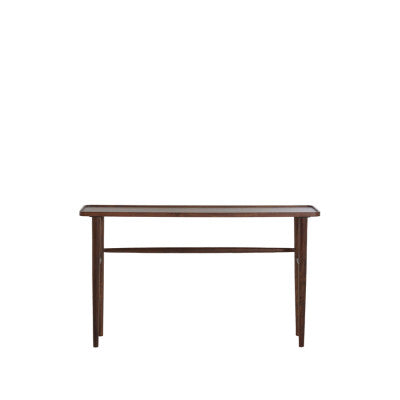 Qiano Brown Acacia Wood Console Table 82cm