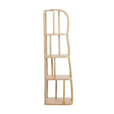Lowe Matt Natural Wood Open Display Unit