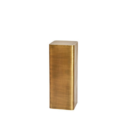 Alurio Antique Bronze Metal Plinth 80cm