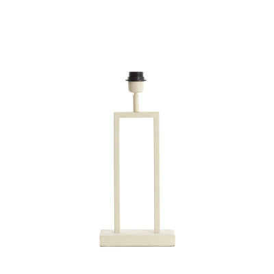 Shiva Cream Metal Table Lamp Base 41cm