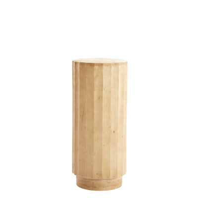 Ellena Matt Natural Wood Plinth 80cm