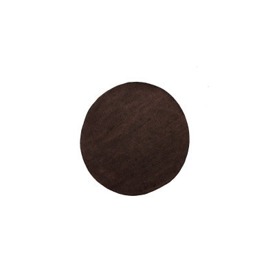 Arcola Dark Brown Round Rug 180cm